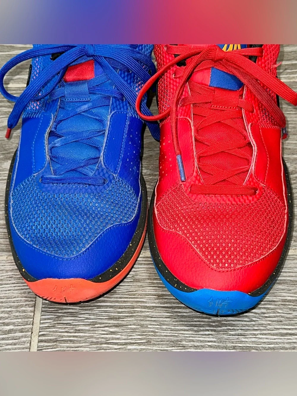 Nike Ja 1 Hunger Men's 10.5 Basketball Sneakers Mismatched Streetwear Shoes